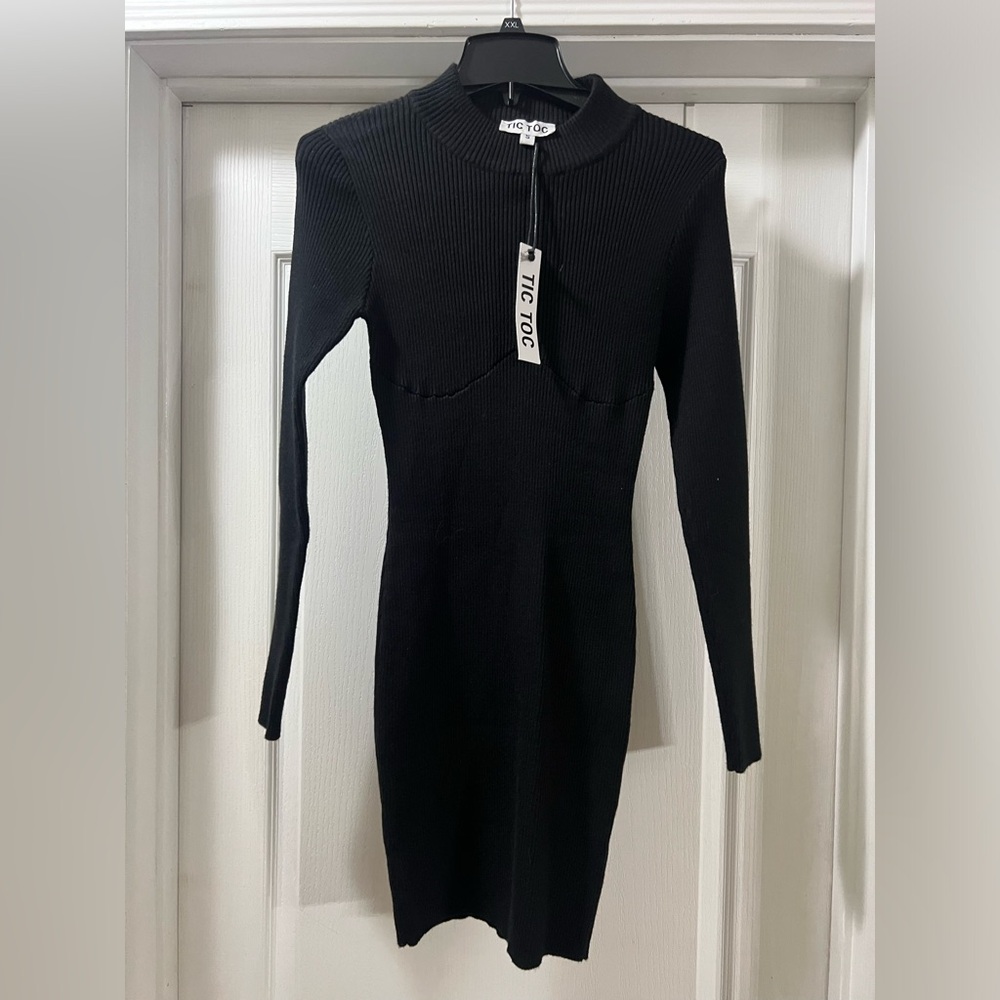 Black sweater dress size small